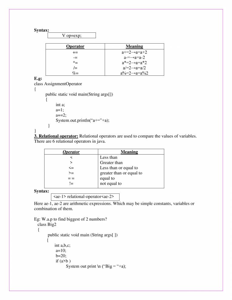 Java - Notes - LearnPick India