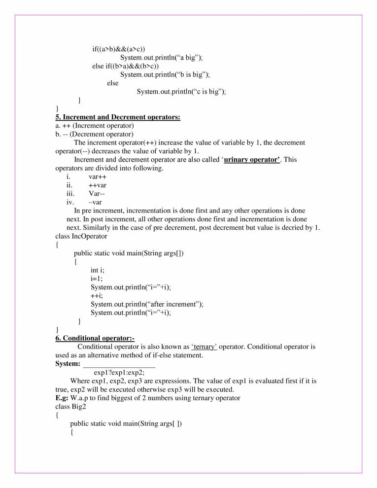 Java - Notes - LearnPick India