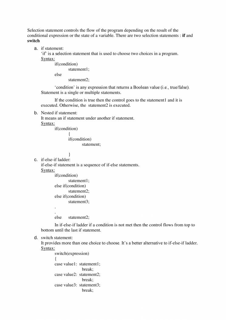 Java - Notes - LearnPick India