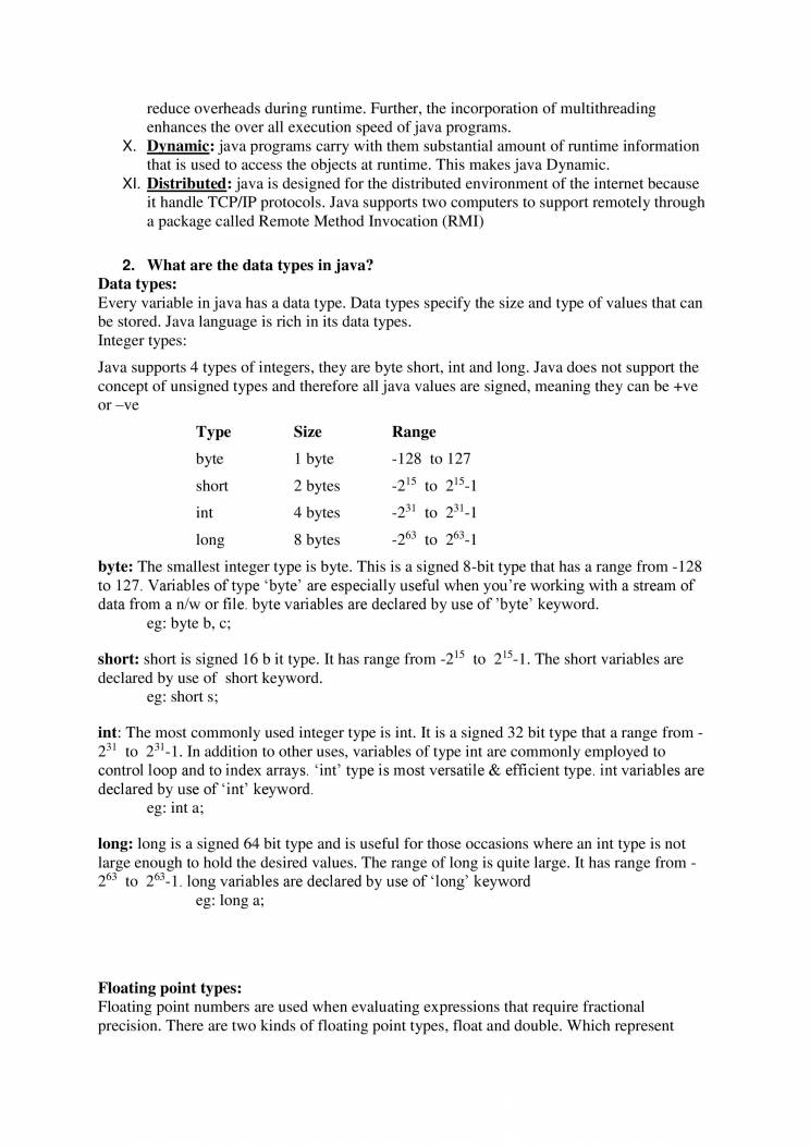 Java - Notes - LearnPick India