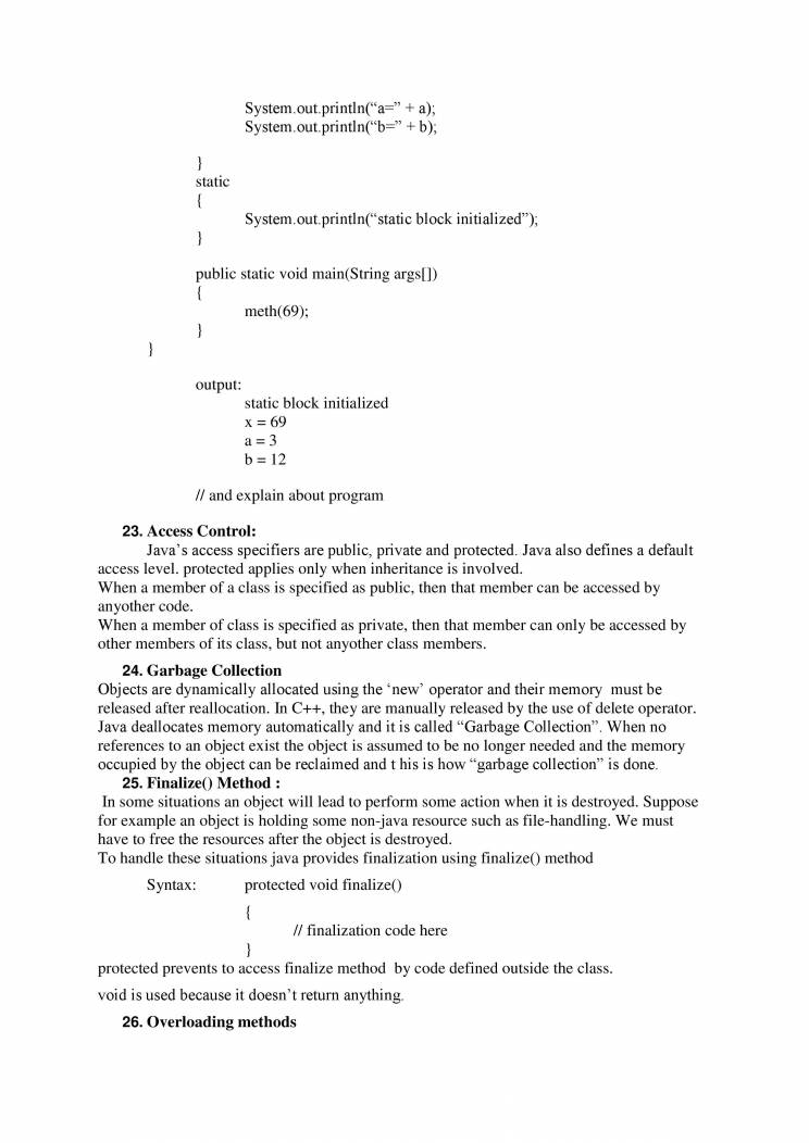 Java - Notes - LearnPick India