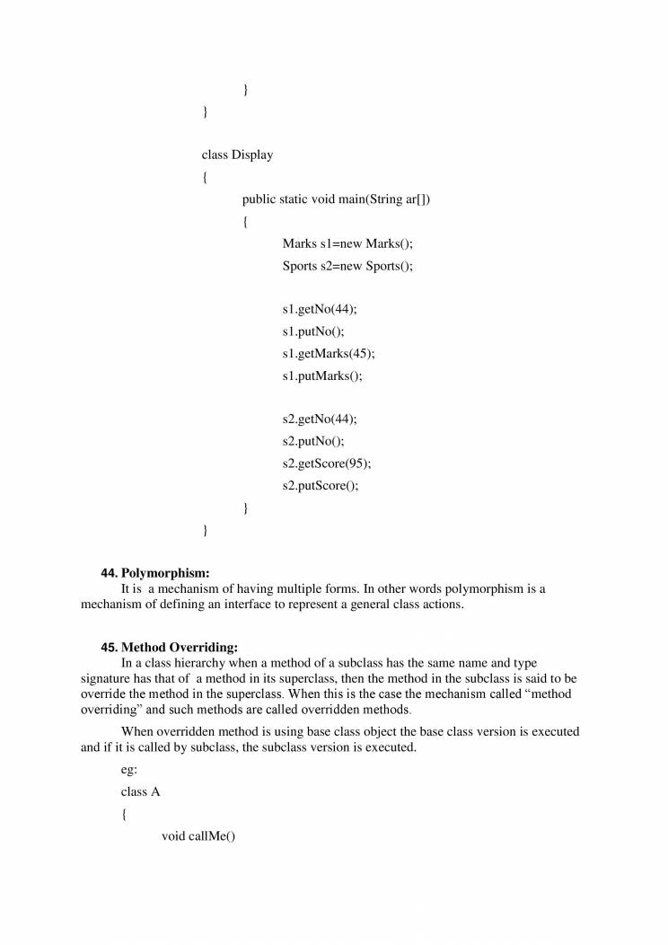 Java - Notes - LearnPick India