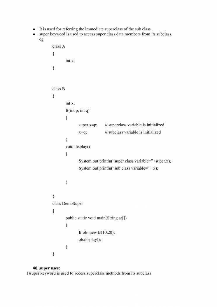 Java - Notes - LearnPick India