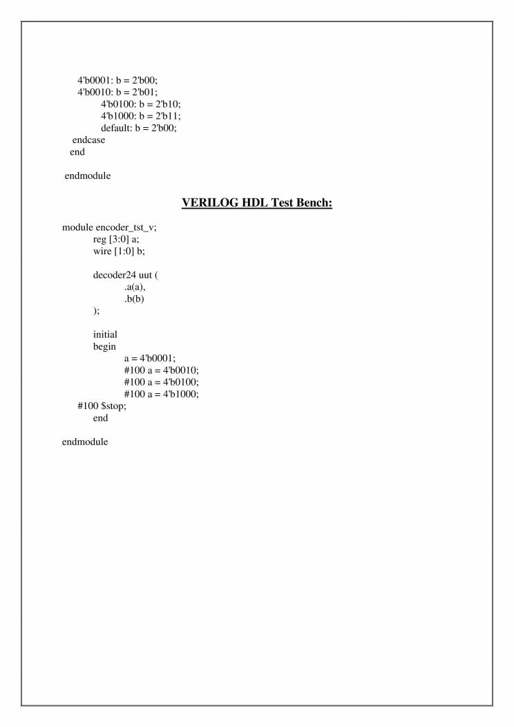 VHDL And Verilog HDL Lab Manual - Notes - LearnPick India