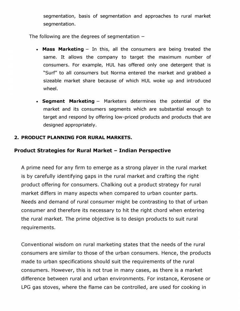 Rural Marketing - Notes - LearnPick India