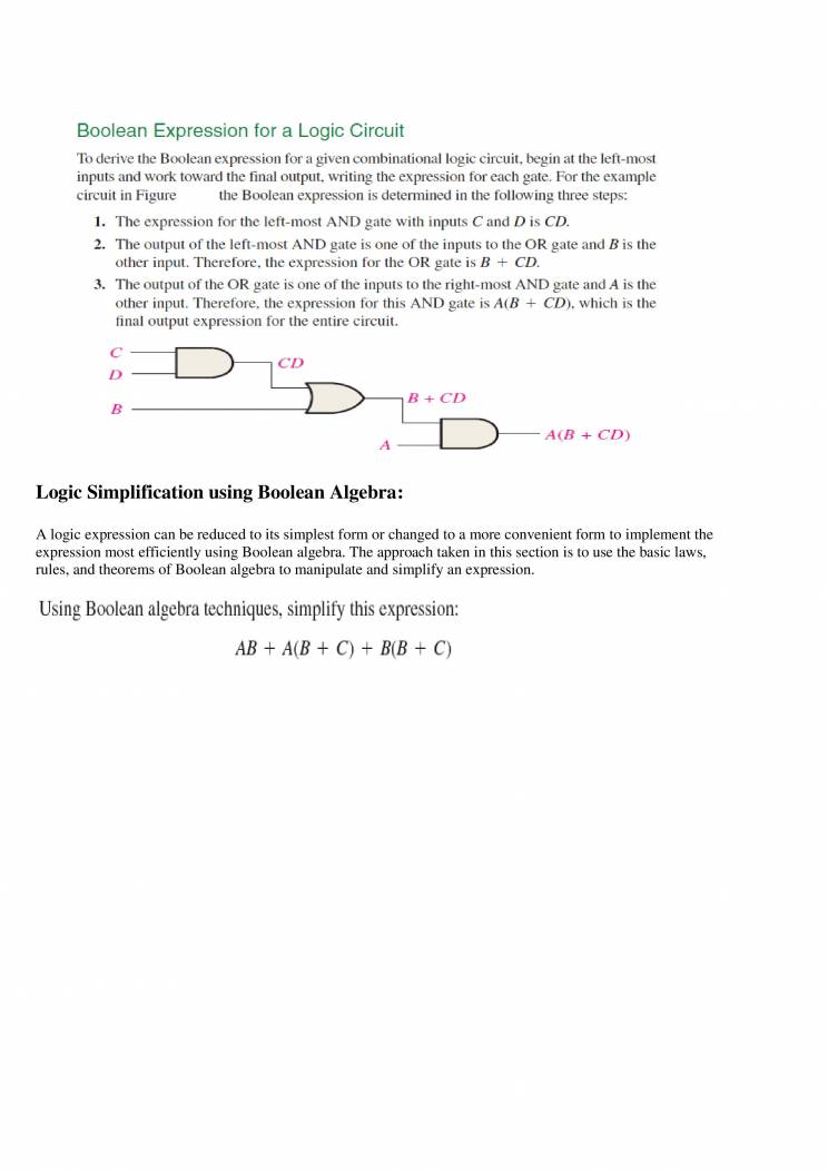 Boolean Algebra - Notes - LearnPick India