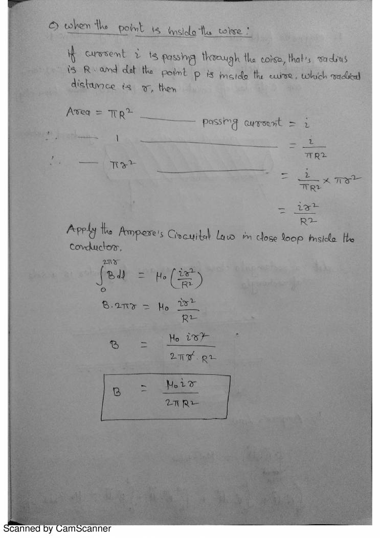 Ampere' Circuital Law And Its Application; Solenoid & Toroid Notes