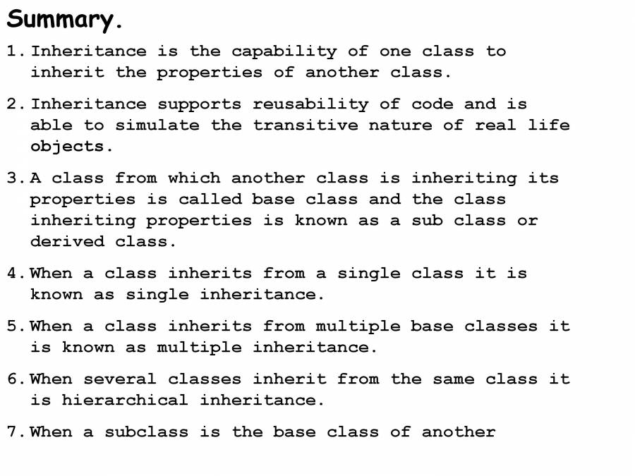 Inheritance In C++ - Notes - LearnPick India