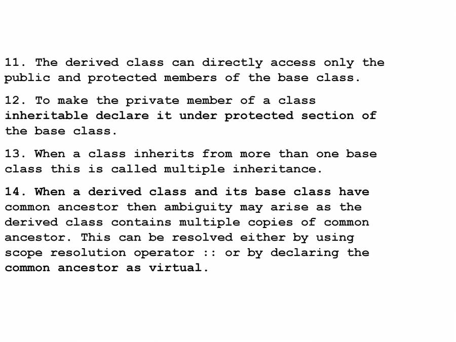 Inheritance In C++ - Notes - LearnPick India