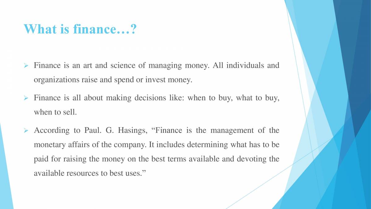 Financial Management PowerPoint Slides LearnPick India