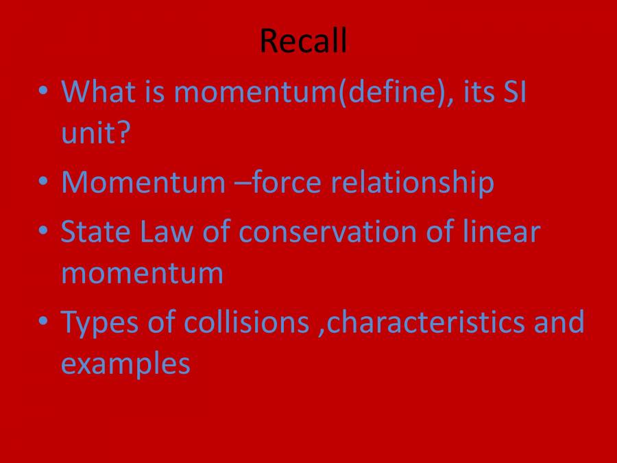 Linear Momentum 2 PowerPoint Slides LearnPick India