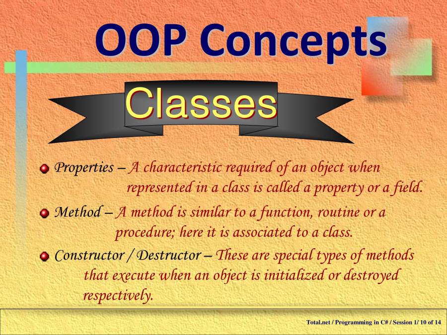 Object Oriented Concepts - PowerPoint Slides - LearnPick India