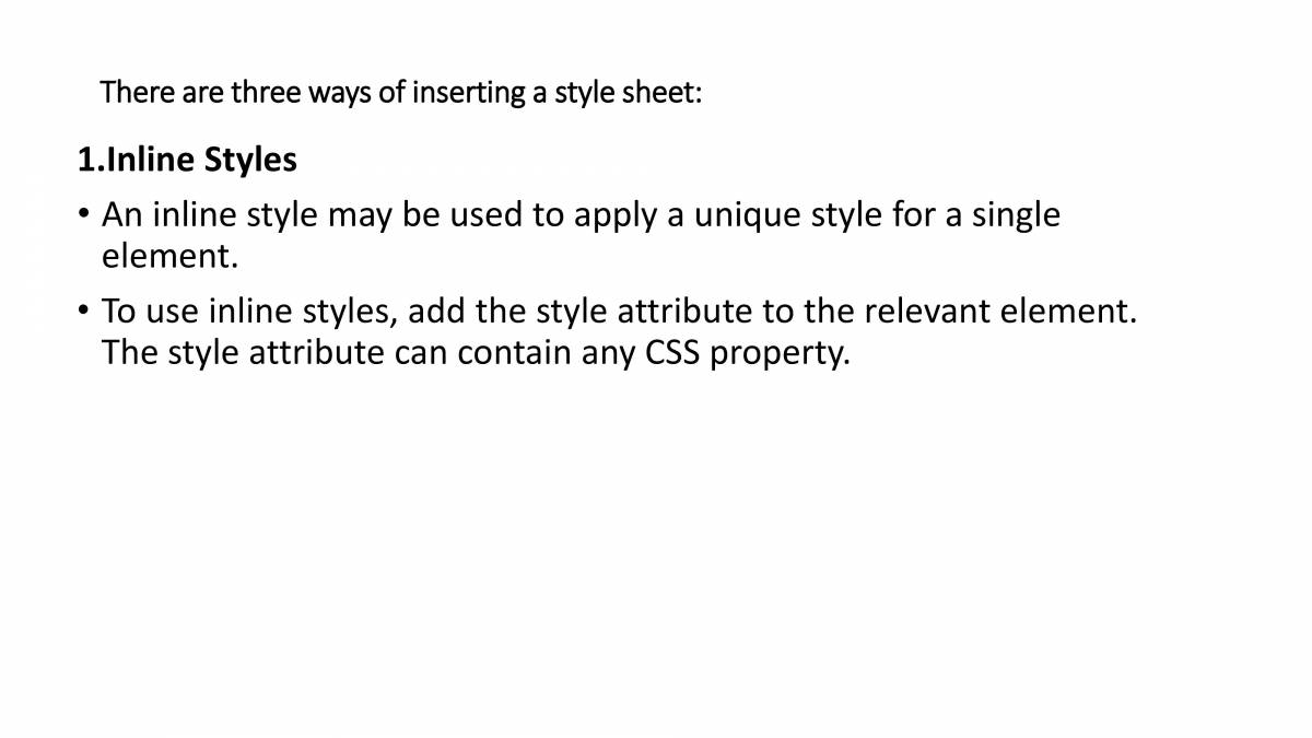 Introduction To CSS - PowerPoint Slides - LearnPick India