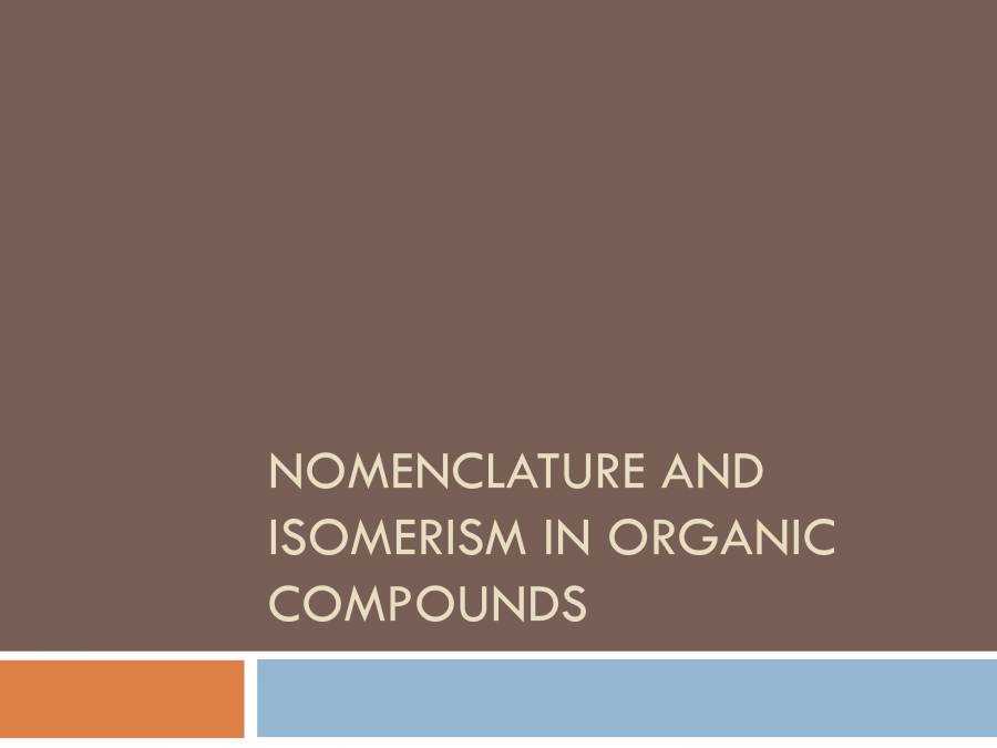 Organic Chemistry Basics Powerpoint Slides Learnpick India