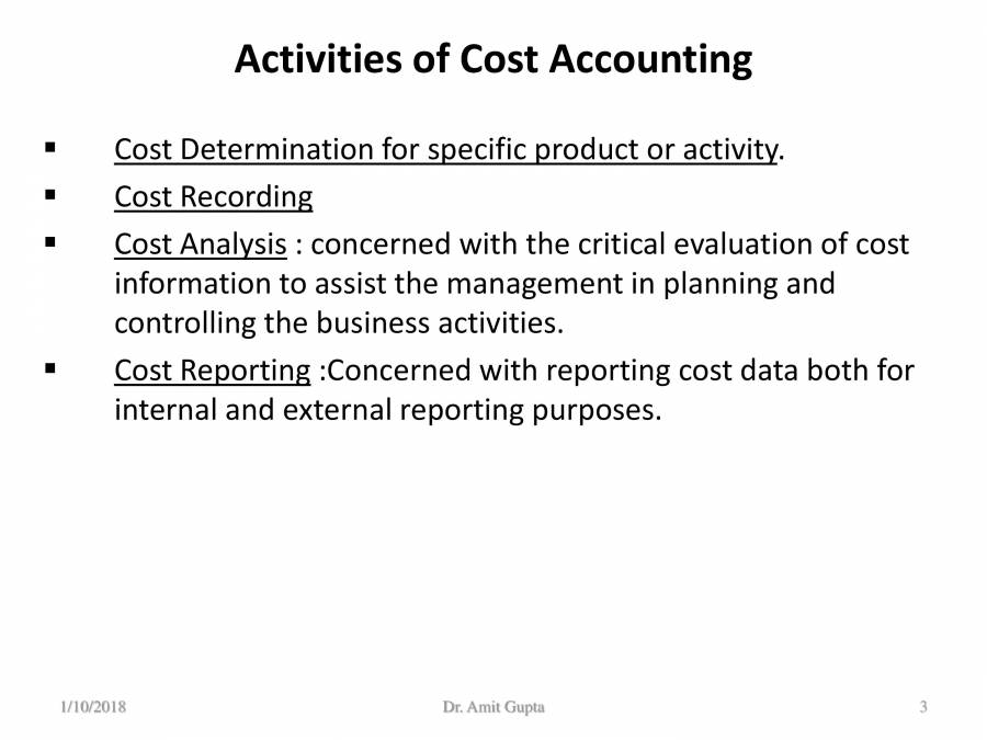 Cost Accounting PowerPoint Slides LearnPick India