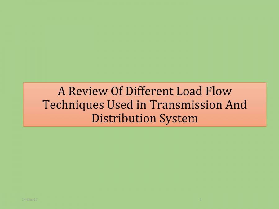 EEE Final Year Project PPT - PowerPoint Slides - LearnPick India