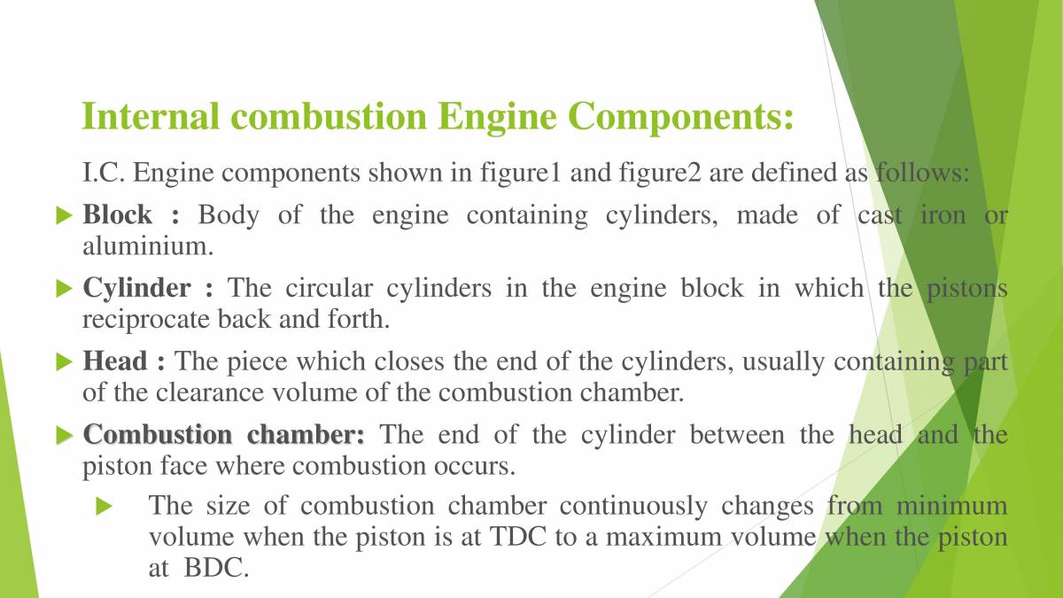 IC Engine Part I PowerPoint Slides LearnPick India