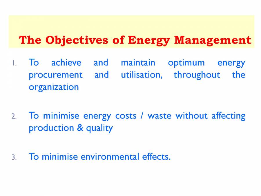 Introduction To Energy Management PowerPoint Slides LearnPick India