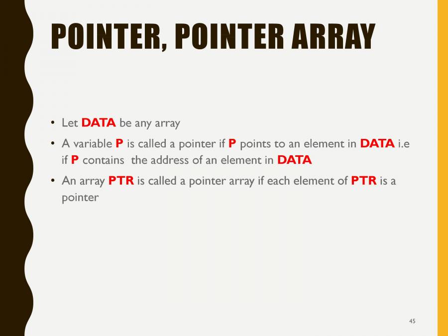 Array Data Structures - PowerPoint Slides - LearnPick India