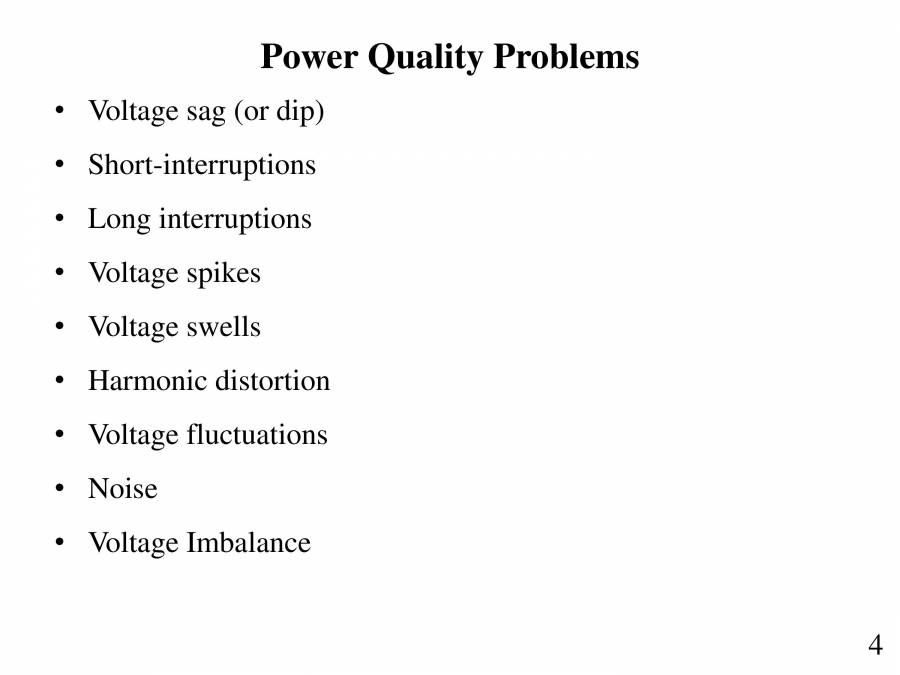 Power Quality Problems & Solutions PowerPoint Slides LearnPick India