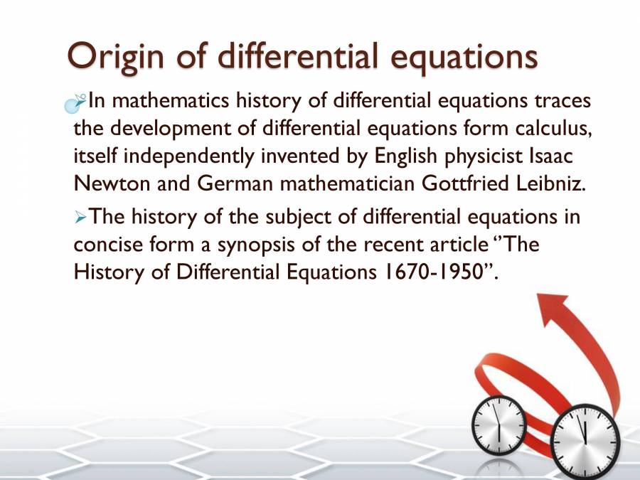 Differential Equations PowerPoint Slides LearnPick India