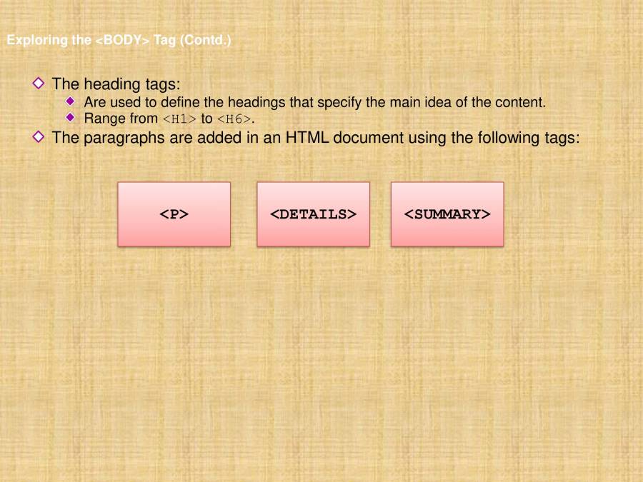 Introduction And Creation Of HTML Web Page - PowerPoint Slides ...
