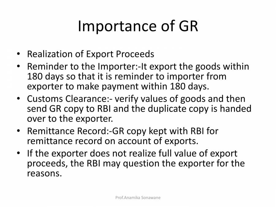 SEM5 EXPORT MARKETING MATE RECEIPT CONCEPT PowerPoint Slides LearnPick India