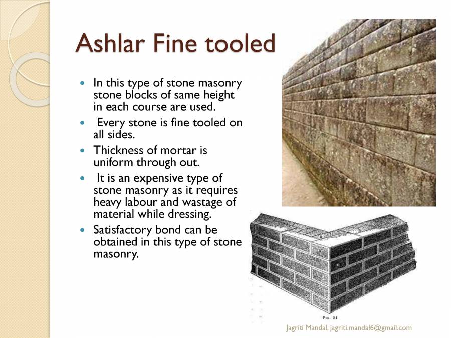 Stone Masonry Building Material PowerPoint Slides LearnPick India