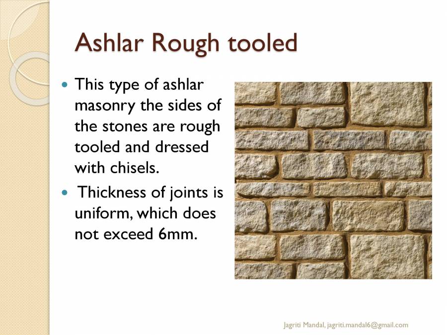 Stone Masonry Building Material PowerPoint Slides LearnPick India
