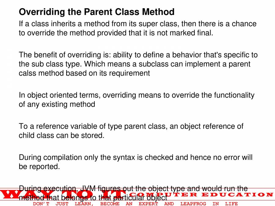Java Basics - PowerPoint Slides - LearnPick India
