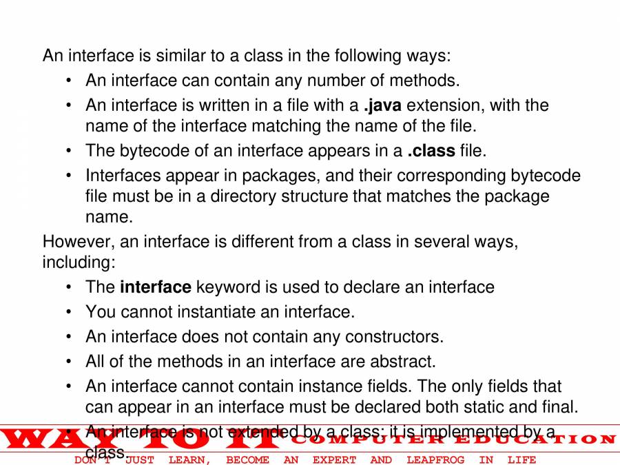 Java Basics - PowerPoint Slides - LearnPick India