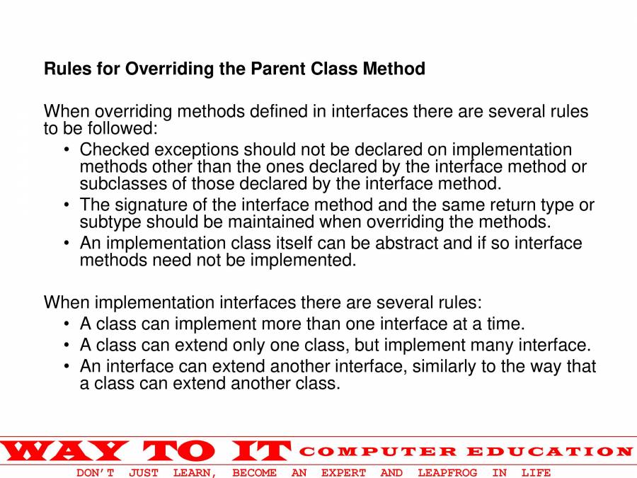 Java Basics - PowerPoint Slides - LearnPick India