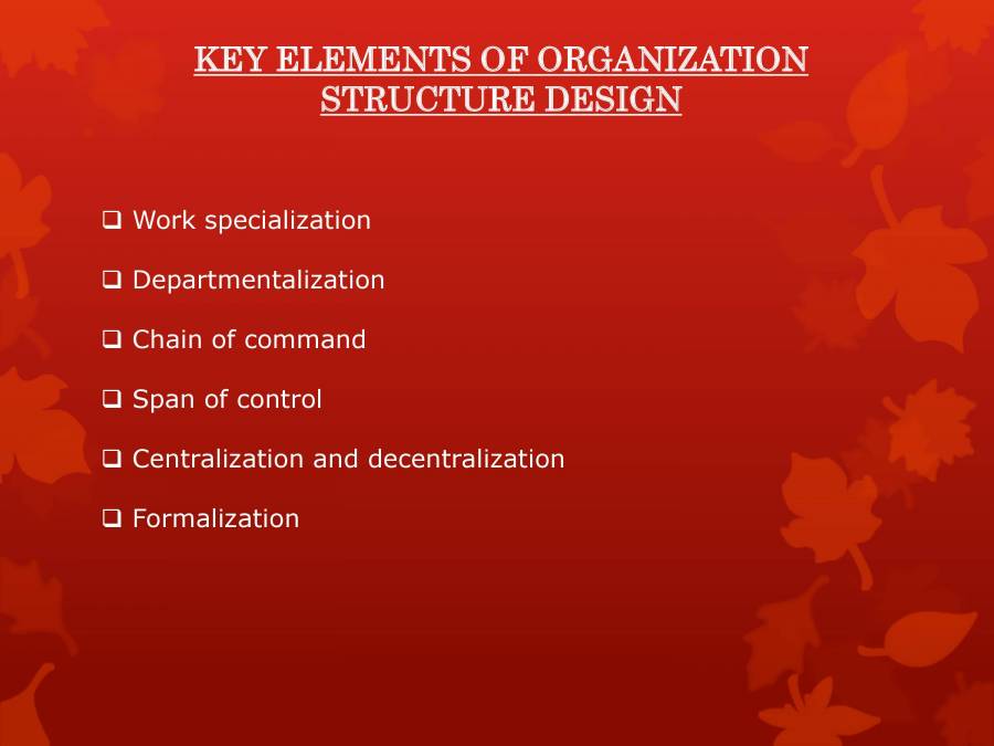 Organizational Structure - PowerPoint Slides - LearnPick India