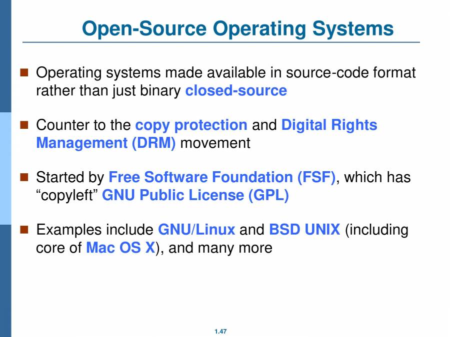 Introduction To Operating Systems - PowerPoint Slides - LearnPick India