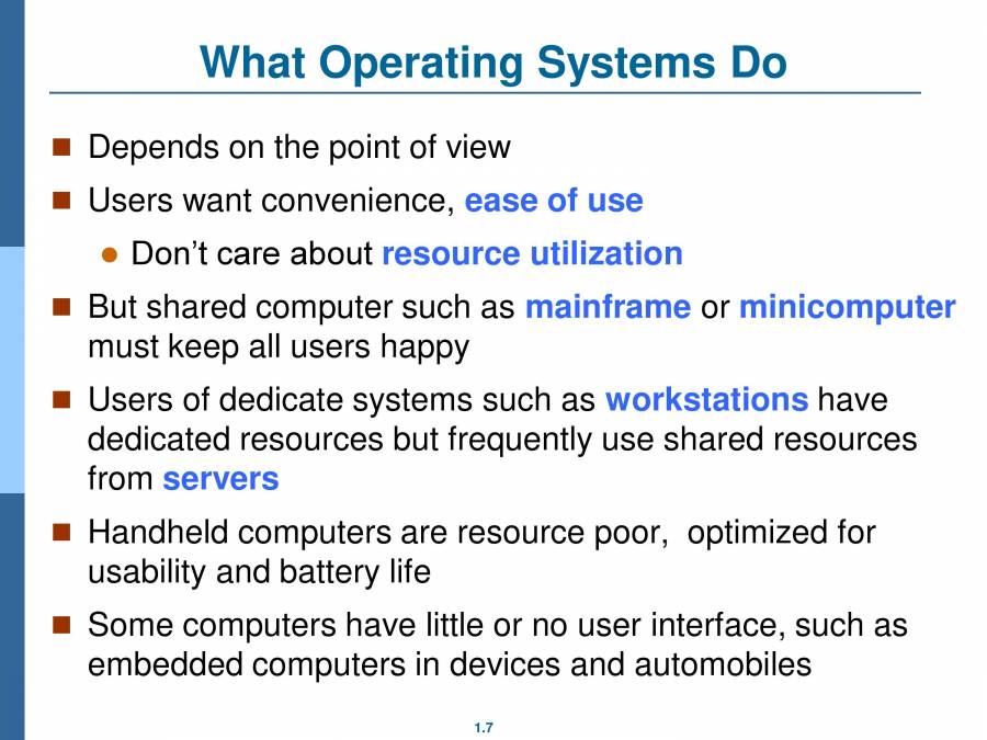 Introduction To Operating Systems - PowerPoint Slides - LearnPick India
