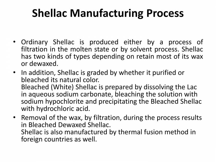 Shellac PowerPoint Slides LearnPick India