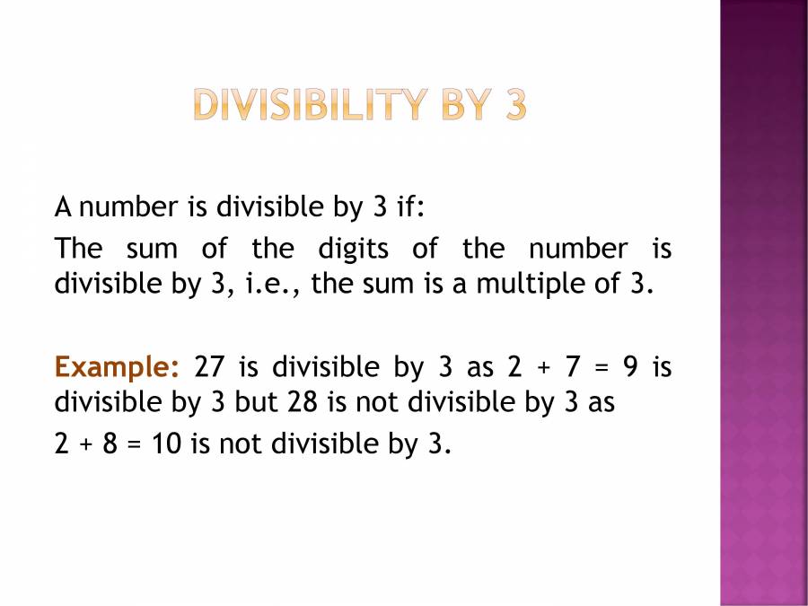 Presentation On Quick Divisibility Test - PowerPoint Slides - LearnPick ...