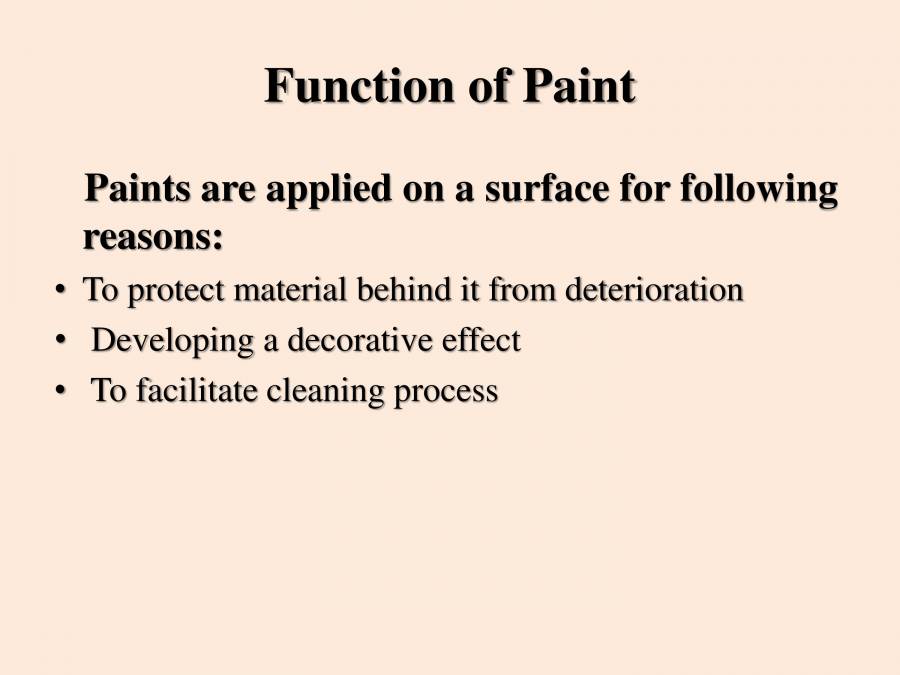 PPT On Building Construction Material (Paints) - PowerPoint Slides ...
