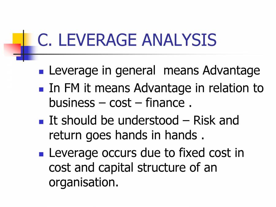 Financial Management - PowerPoint Slides - LearnPick India