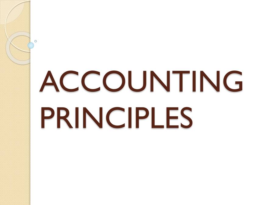 Basics Of Accounting PowerPoint Slides LearnPick India