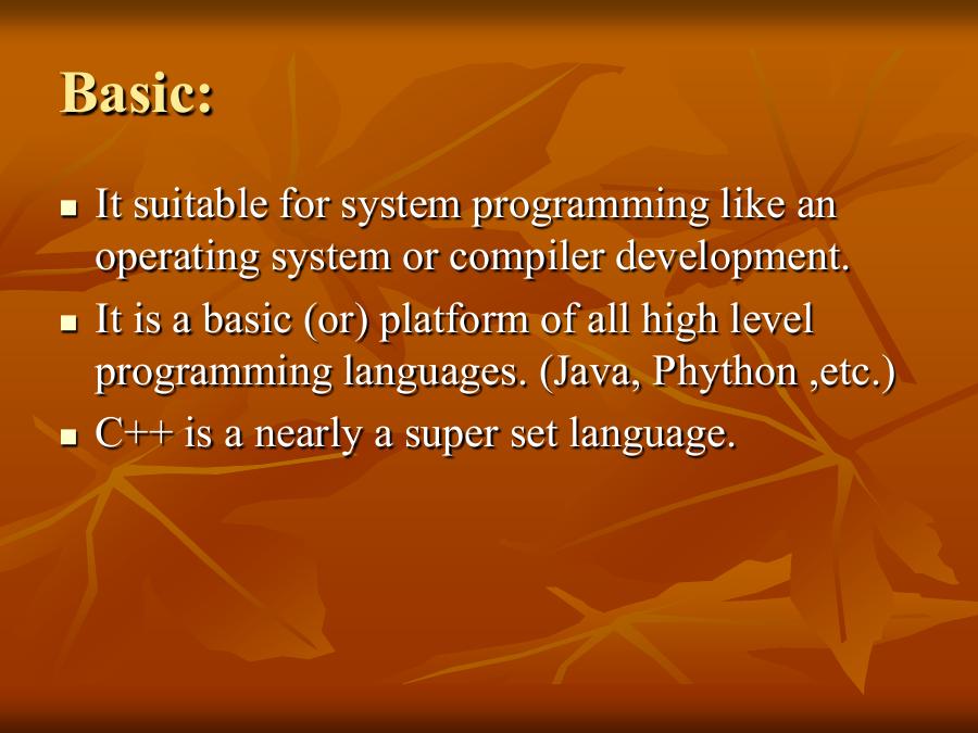 C programming language - PowerPoint Slides - LearnPick India