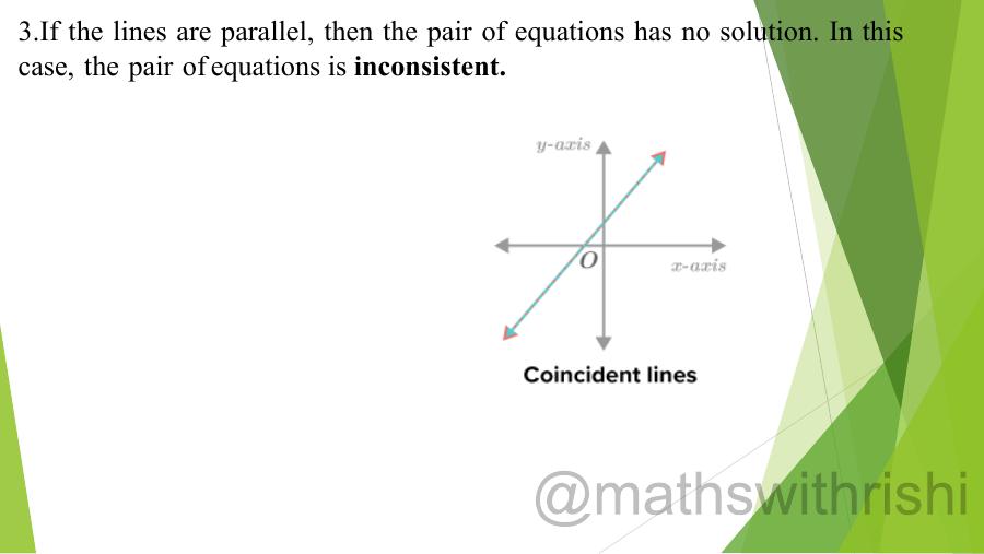 PAIR OF LINEAR EQUATIONS IN TWO VARIABLES (Class 10th) - PowerPoint ...