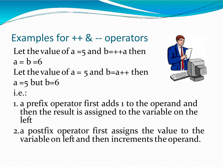 Operators and its types - PowerPoint Slides - LearnPick India