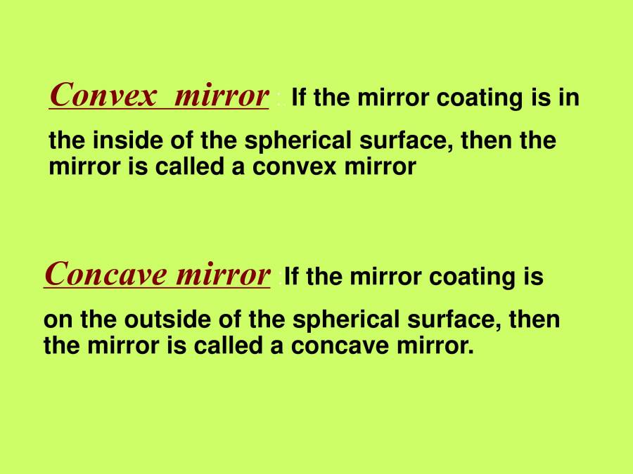 Spherical Mirrors PowerPoint Slides LearnPick India