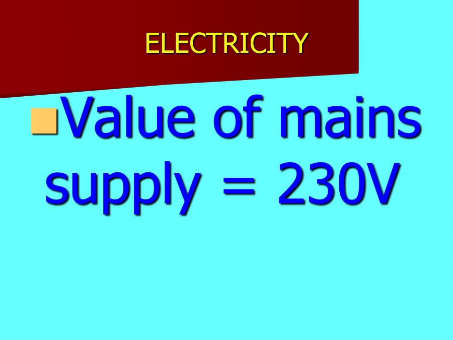 Basic Electricity PowerPoint Slides LearnPick India