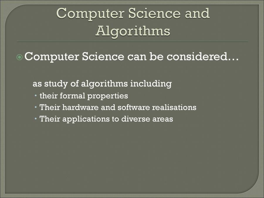 Algorithms Concepts - PowerPoint Slides - LearnPick India
