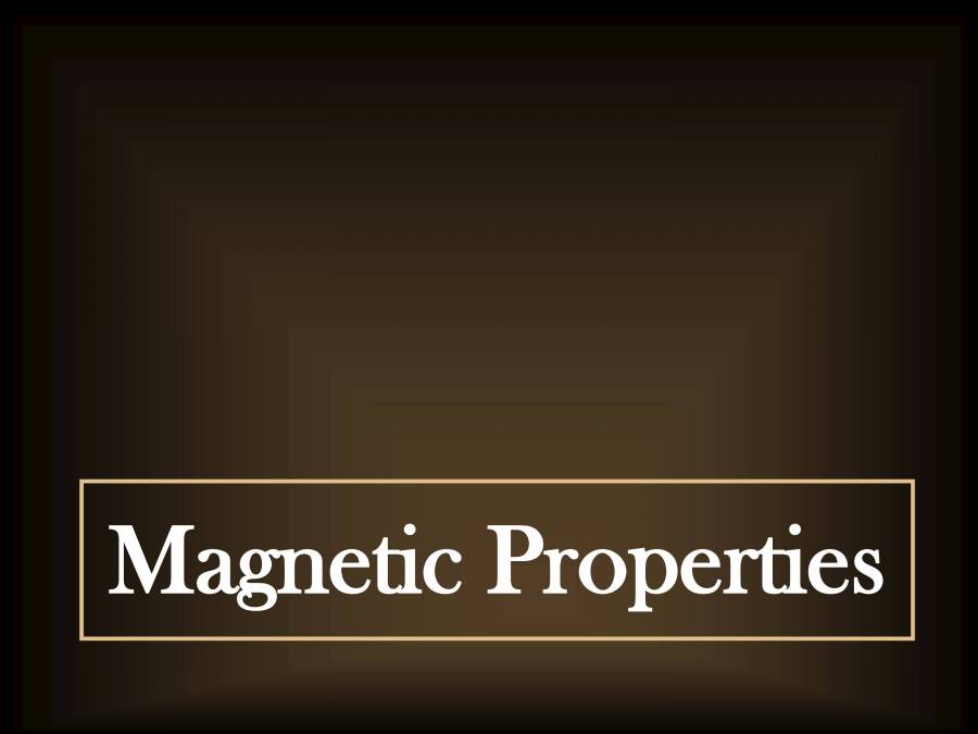 Magnetic Property Of Material - PowerPoint Slides - LearnPick India