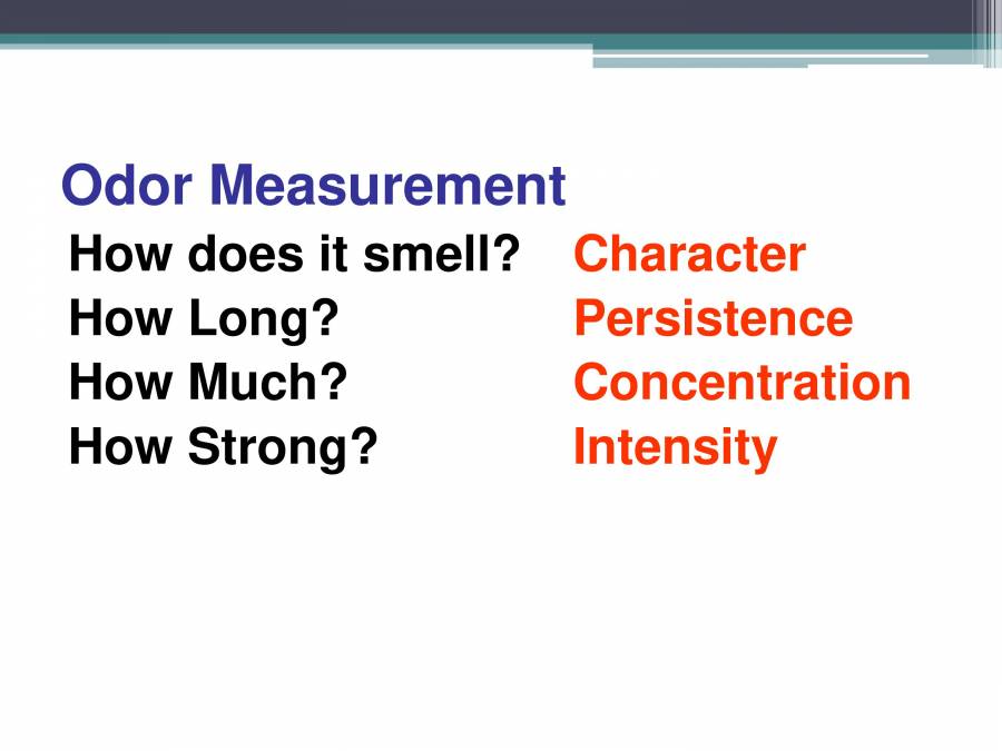 Odor Measurement And Control PowerPoint Slides LearnPick India