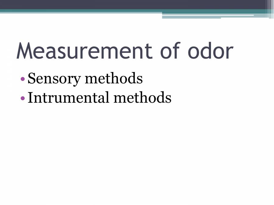 Odor Measurement And Control PowerPoint Slides LearnPick India