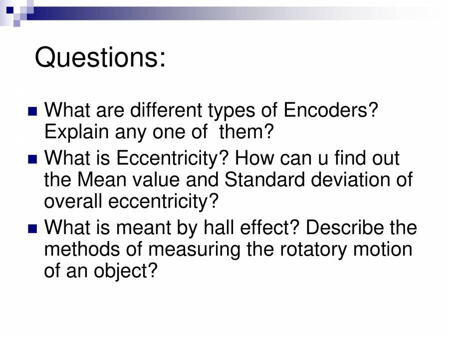 Digital Transducers - PowerPoint Slides - LearnPick India
